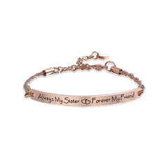 Always My Sister, Forever My Friend Bracelet – Meaningful Gift for Sister