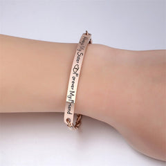 Always My Sister, Forever My Friend Bracelet – Meaningful Gift for Sister