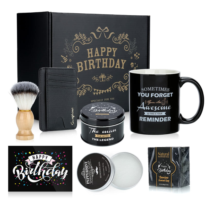 Luxury Birthday Gift Set for Men – 8pc Grooming & Relaxation Gift Box for Him