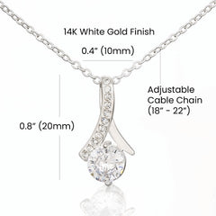To My Daughter – Never Forget Your Worth Necklace | A Meaningful Gift She’ll Keep Forever