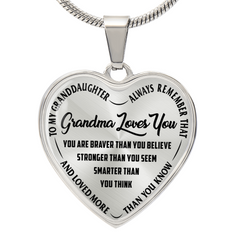 From Grandma – Heart Necklace | A Gift to Remind Her She’s Always Loved