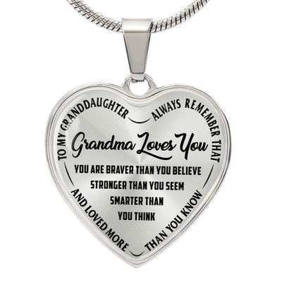 From Grandma – Heart Necklace | A Gift to Remind Her She’s Always Loved