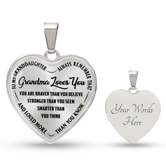 From Grandma – Heart Necklace | A Gift to Remind Her She’s Always Loved
