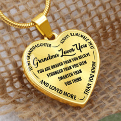 From Grandma – Heart Necklace | A Gift to Remind Her She’s Always Loved