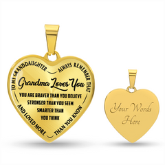 From Grandma – Heart Necklace | A Gift to Remind Her She’s Always Loved