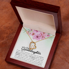 To My Granddaughter – Forever Love Necklace | A Gift for Your Brave Girl
