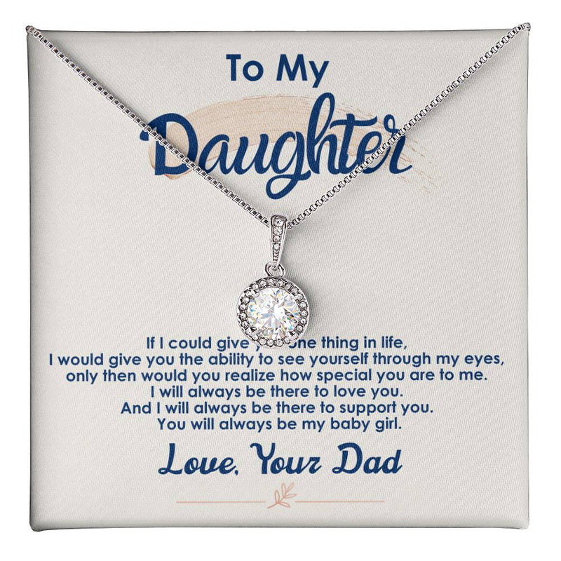 To My Daughter – Always Be My Baby Girl Necklace | A Gift She’ll Never Outgrow