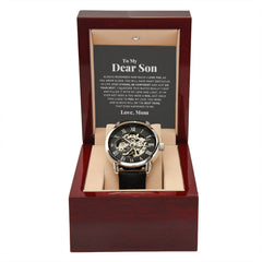 To My Son – Always Remember I Love You | Openwork Watch Gift