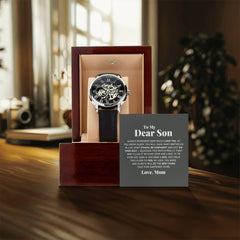 To My Son – Always Remember I Love You | Openwork Watch Gift