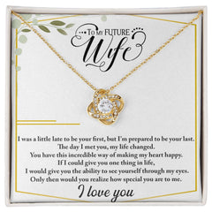 To My Future Wife – Love Knot Necklace | A Gift for the Woman I Can’t Wait to Marry