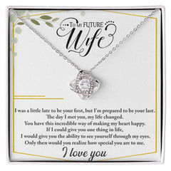 To My Future Wife – Love Knot Necklace | A Gift for the Woman I Can’t Wait to Marry