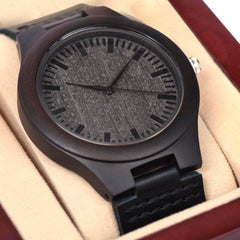 To My Man – Inspiration Wooden Watch | A Timeless Gift He’ll Never Forget