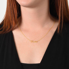To My Daughter – Personalized Name Necklace | A Gift She’ll Treasure Forever