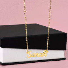 To My Daughter – Personalized Name Necklace | A Gift She’ll Treasure Forever