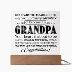 To My Grandpa – Acrylic Plaque | A Meaningful Gift He’ll Treasure Forever