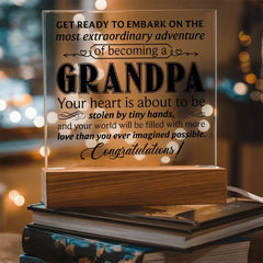 To My Grandpa – Acrylic Plaque | A Meaningful Gift He’ll Treasure Forever