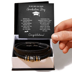 To My Son – Graduation Dreams Bracelet | A Meaningful Gift He’ll Carry Forever