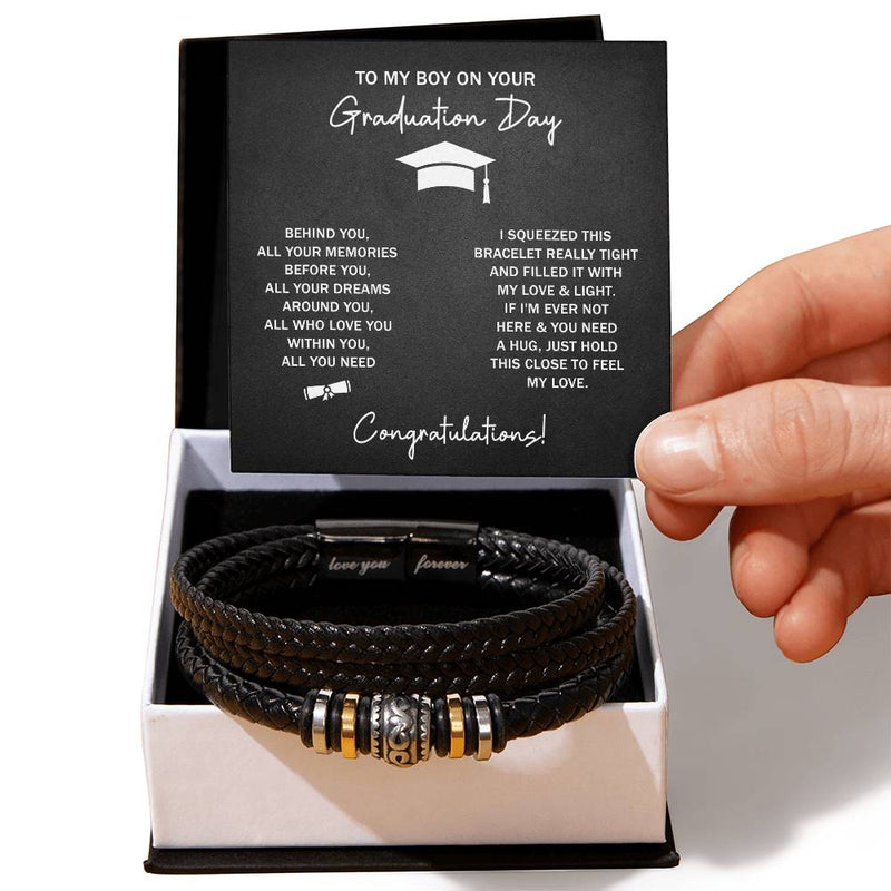 To My Son – Graduation Dreams Bracelet | A Meaningful Gift He’ll Carry Forever