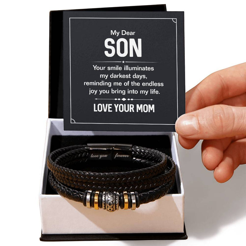 To My Son – Your Smile Bracelet | A Gift He’ll Always Carry