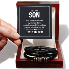 To My Son – Your Smile Bracelet | A Gift He’ll Always Carry