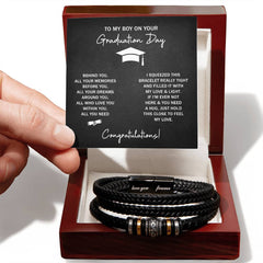 To My Son – Graduation Dreams Bracelet | A Meaningful Gift He’ll Carry Forever