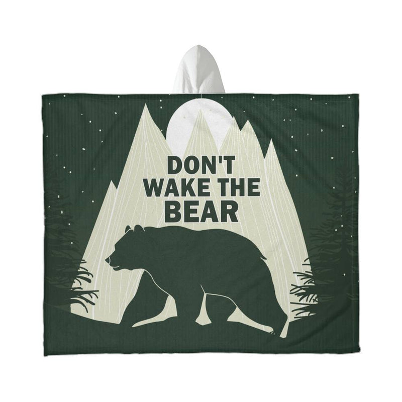 To My Son – Don’t Wake the Bear Hooded Blanket | A Cozy Gift He’ll Love