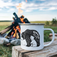 Mama Bear Camping Mug – A Cozy Gift for Moms Who Love Adventure