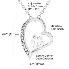 To My Best Friend – Forever Love Necklace | A Gift She’ll Never Forget