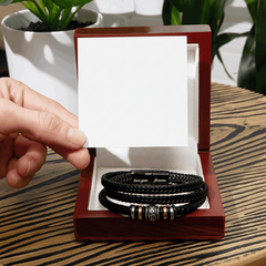 To My Grandson – Love You Forever Bracelet | A Gift He’ll Always Carry